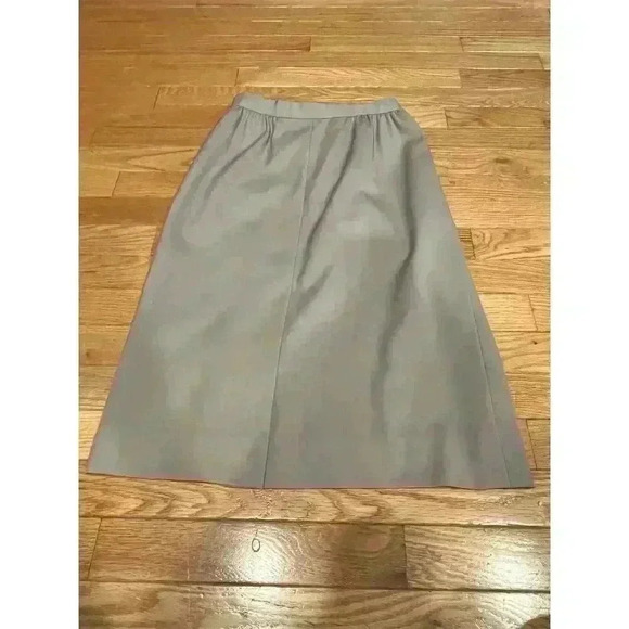 Pendleton Women's Tan Wool Pencil Skirt Size 4 Petite Midi Workwear - Picture 4 of 6